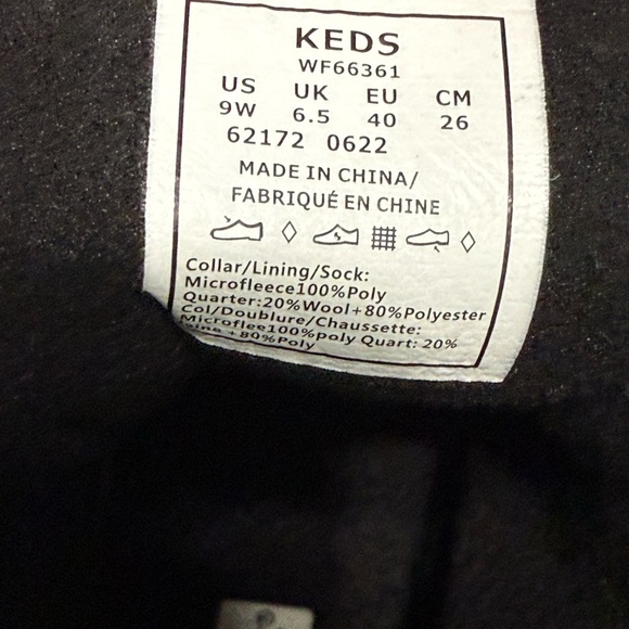 Women's Keds Scout IV Switch Boot, Style# WF66361, Size 9W Black - Picture 7 of 7